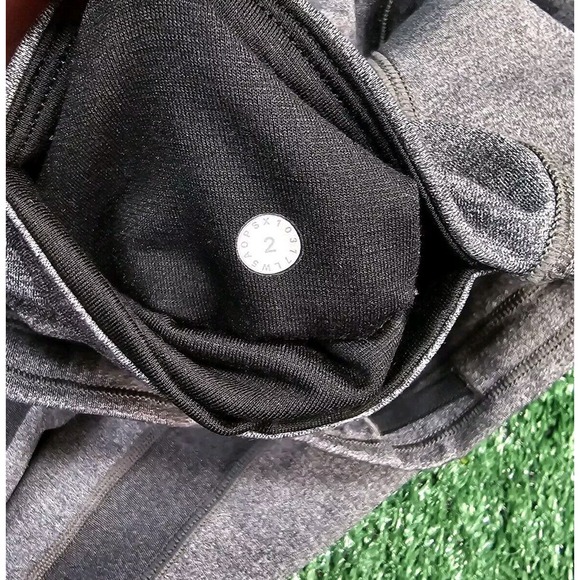 Lululemon Wunder Under Hi Rise Tight 28 Inch Leggings Heathered Black Size 2 - Picture 10 of 12